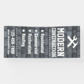 Banderoles Entreprise de construction de l'entrepreneur | des (Horizontal)