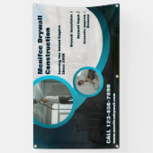 Banderoles Entreprise de l'entrepreneur d'installation de Per (Vertical)