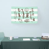 Banderoles Entreprise de Poissonnerie pour Enterrement de Vie (Salon professionnel)