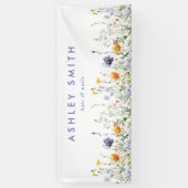 Banderoles Entreprise fleur sauvage (Vertical)