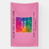 Banderoles Entreprise Logo Texte Ici Moderne Élégant (Verticale)