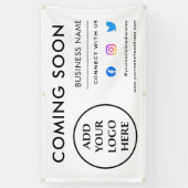 Banderoles Entreprise Professionnelle Nom de l'entreprise Pro (Vertical)