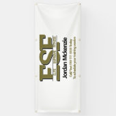 Banderoles Entreprises de conditionnement physique | Logo Mon (Vertical)