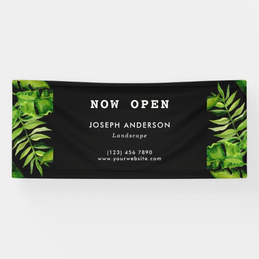 Banderoles Entretien de la pelouse - Entreprises professionne (Horizontal)