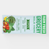 Banderoles Épicerie personnalisée (Horizontal)