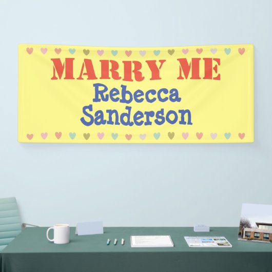 Banderoles  Épouse-moi ! (Salon professionnel)