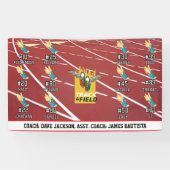 Banderoles Équipe d'athlétisme (Horizontal)