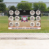 Banderoles Équipe de baseball (En situation)
