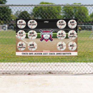 Banderoles Équipe de baseball