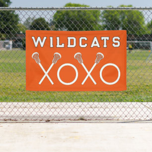 Banderoles Équipe de crosse Orange