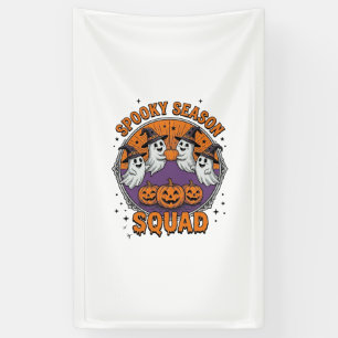 Banderoles Équipe de la saison effrayante T-shirt Halloween f