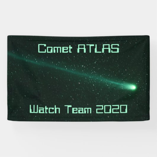 Banderoles Équipe de surveillance ATLAS Comet 2020 (Horizontal)