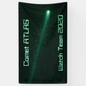 Banderoles Équipe de surveillance ATLAS Comet 2020 (Vertical)