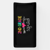 Banderoles Équipe d'élèves de 2e année Deuxième équipe d'ense (Verticale)