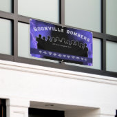 Banderoles Équipe sportive de baseball violet Dugout Banner (Bâtiment extérieur)