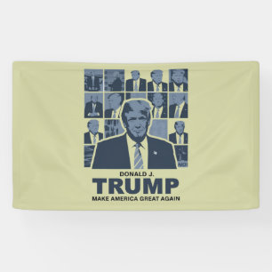 BANDEROLES ÈRE DONALD TRUMP