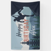 Banderoles Escalade rock personnalisée Thème Joyeux anniversa (Vertical)