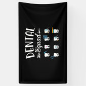 Banderoles Escouade dentaire Étudiant dentaire (Vertical)