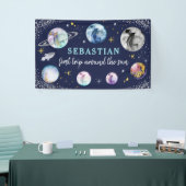 Banderoles Espace Anniversaire Premier Voyage Autour Du Solei (Salon professionnel)