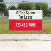 Banderoles Espace bureau pour le numéro de téléphone de locat (En situation)