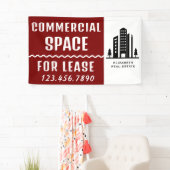 Banderoles Espace commercial personnalisé pour professionnel  (En situation)