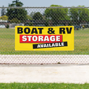 Banderoles Espace de lot extérieur pour stockage de bateau et