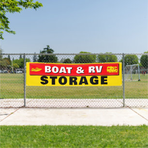 Banderoles Espace de stockage de bateau et de VR disponible à