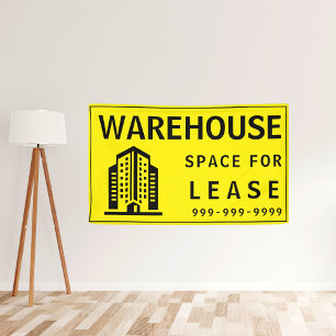 Banderoles Espace d'entrepôt commercial personnalisé pour la