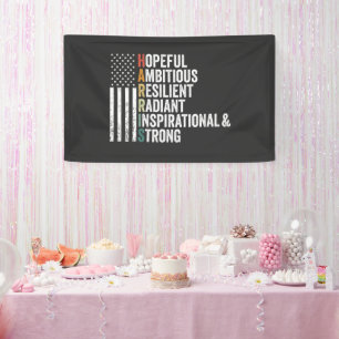 Banderoles Espérance Ambitieux résilient Radiant Harris Walz