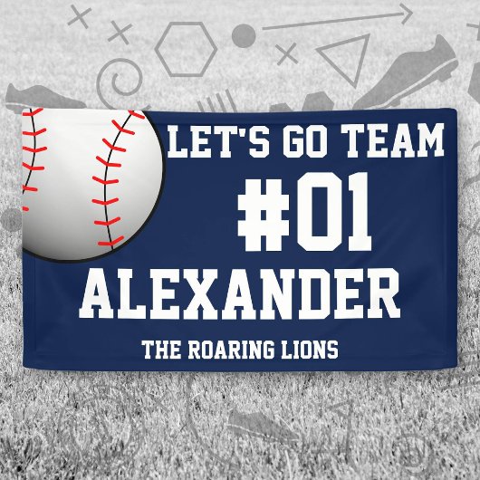 Banderoles Esprit de l'équipe de baseball blanc de la Marine