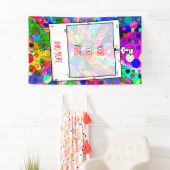 Banderoles Esquisse Imaginaire Art - Neon Abstrait Maj 1 (En situation)