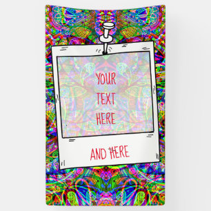 Banderoles Esquisse Imaginaire Art - Neon Abstrait Maj 3