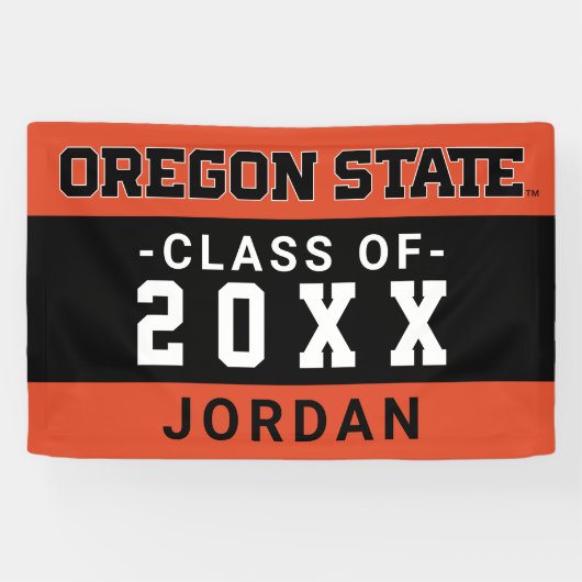 Banderoles État de l'Oregon (Horizontal)