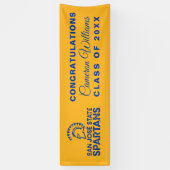 Banderoles État de San Jose | Graduate Class of (Vertical)