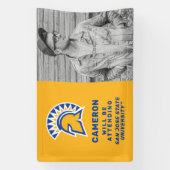 Banderoles État de San Jose | Le Diplômé Assistera (Verticale)