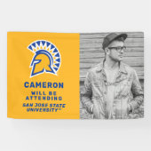 Banderoles État de San Jose | Le Diplômé Assistera (Horizontal)