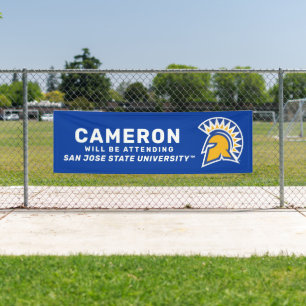 Banderoles État de San Jose   Le Diplômé Assistera