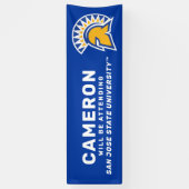 Banderoles État de San Jose | Le Diplômé Assistera (Vertical)