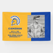 Banderoles État de San Jose | Le Diplômé Assistera (Horizontal)