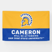 Banderoles État de San Jose | Le Diplômé Assistera (Horizontal)