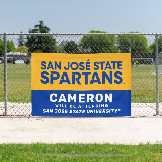 Banderoles État de San Jose | Le Diplômé Assistera (Insitu)