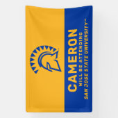 Banderoles État de San Jose | Le Diplômé Assistera (Verticale)