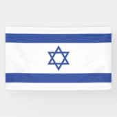 Banderoles Etat d'Israël Drapeau, Étoile de David Juifs (Horizontal)