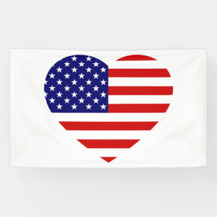 Banderoles États-Unis Heartflag (h) bnrcn