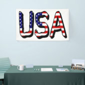 Banderoles États-Unis superposés sur le drapeau américain (h) (Salon professionnel)