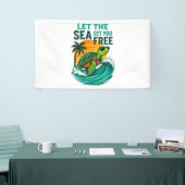 Banderoles Été cool - Vibes de tortues marines (Salon professionnel)