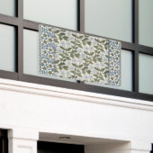 Banderoles Été Périwinkel Fleur Plutôt Élégant Floral (Bâtiment extérieur)