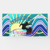 Banderoles Été Surf Fun Thunder_Cove (Horizontal)