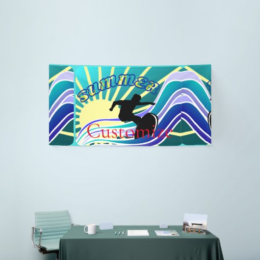 Banderoles Été Surf Fun Thunder_Cove (Salon professionnel)