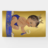 Banderoles Ethnic Prince Boy Baby shower (Horizontal)